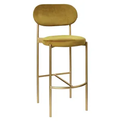 Стул барный Модерн Комфи Золотая охра  (любой цвет каркаса)