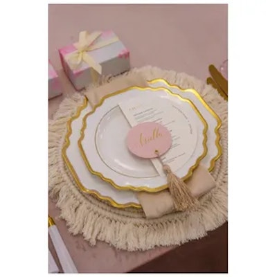 Сет порционных тарелок Анна, 27 и 23см диаметр - изображение 4