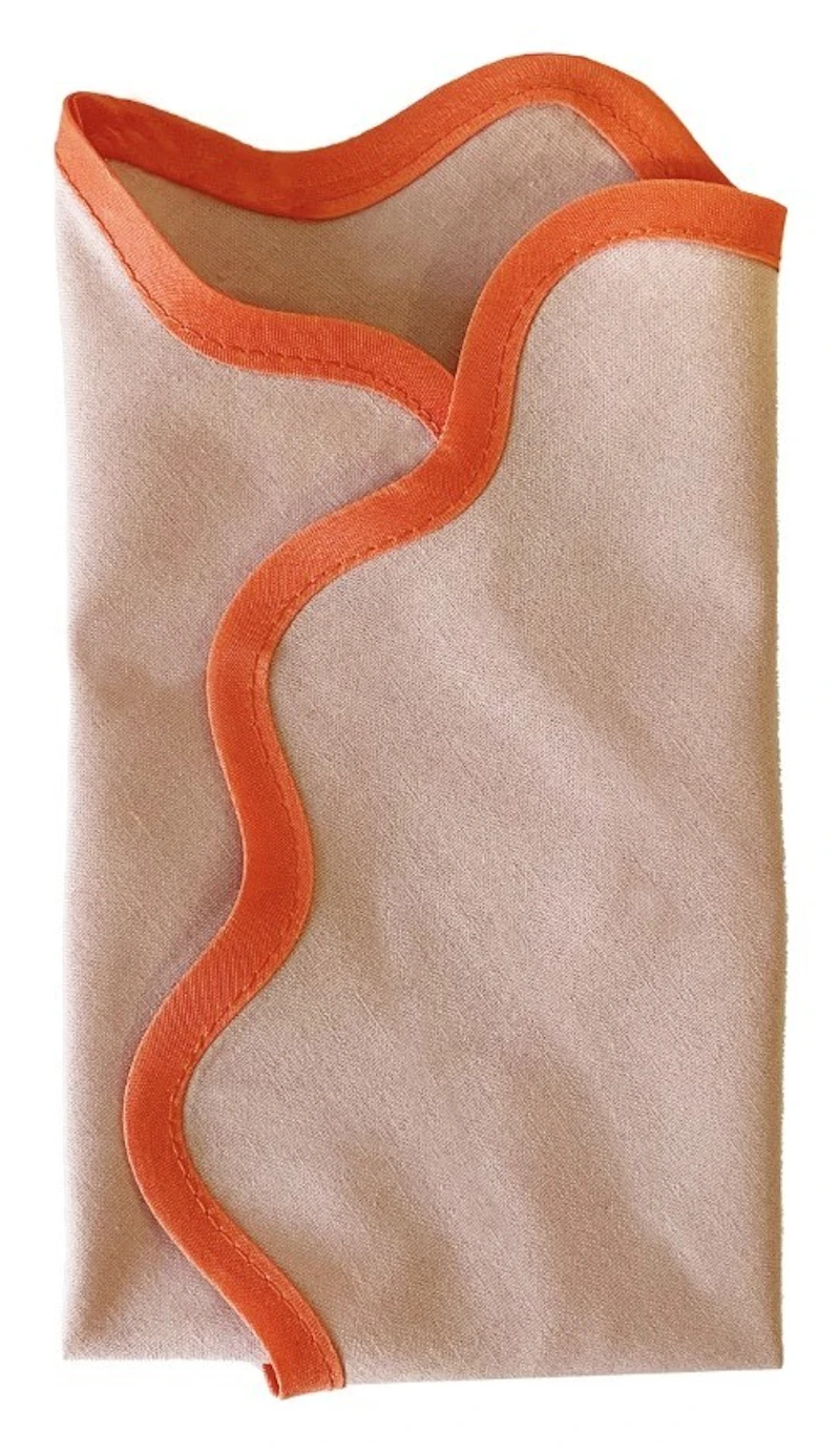 Салфетка-плейсмат Сквош, Срез тыквы