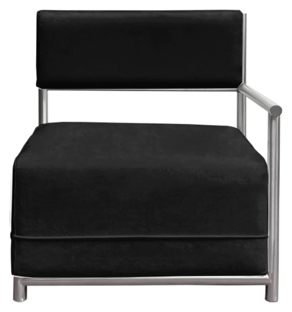 Диван Кручу-верчу Квадрат (Правый модуль), Черная ночь