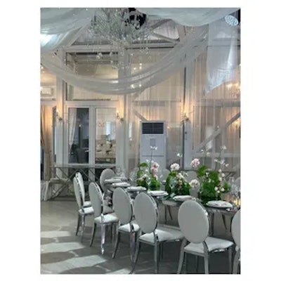 Стол Овал Серебро-400 (темное зеркало) - изображение 5