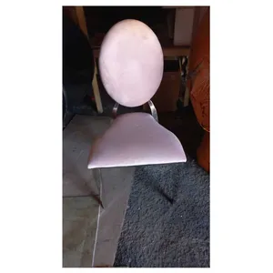 Стул Вашингтон Серебро, велюр, светло-розовый - Фото 4