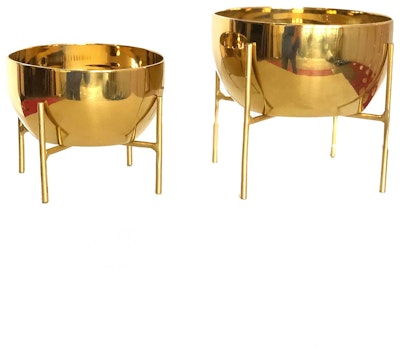 Набор вазочек Винтаж Золото