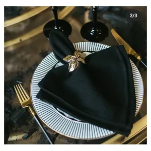 Кольцо для салфеток Флора Золото - Фото 4