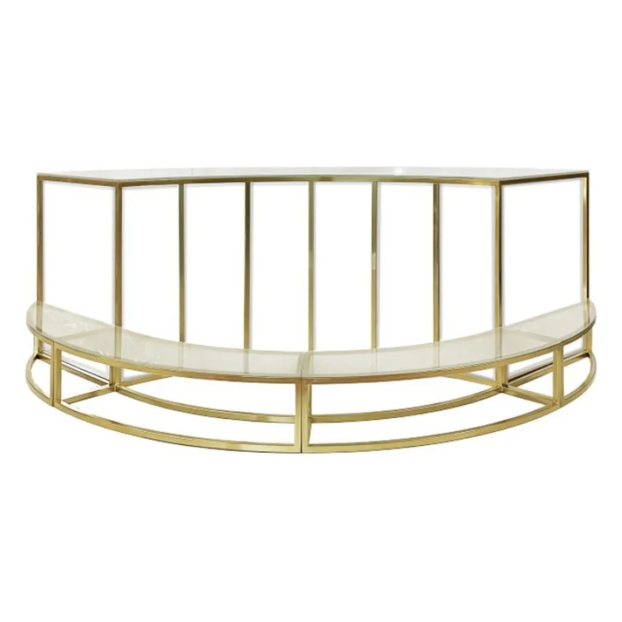 Стол-президиум Наутилус Серпент + Тай с матовым стеклом - Фото миниатюра 1