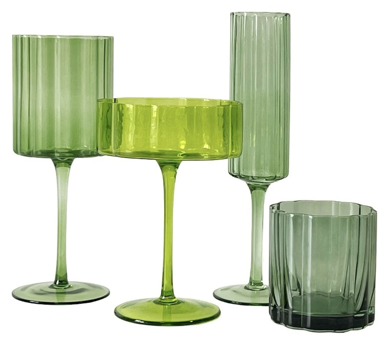 Сет бокалов Сквош Этюд в зеленом
