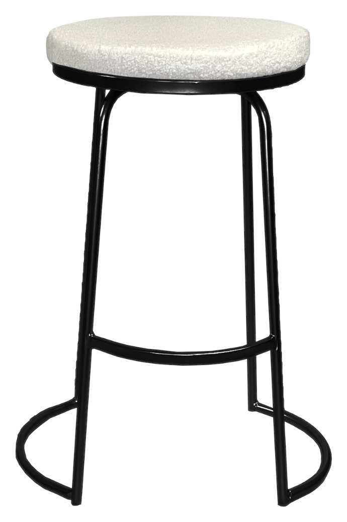 Стул барный Модерн Сэддл Тедди (любой оттенок каркаса)