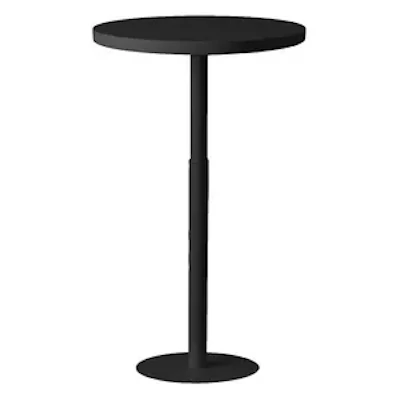 Стол коктейльный Твист Круглый Черный