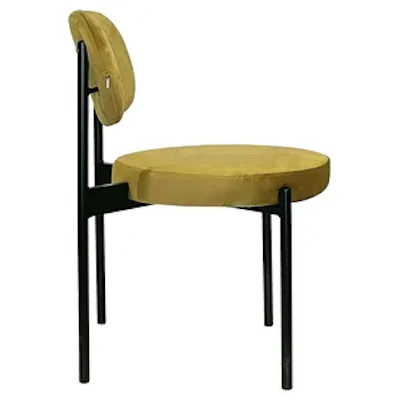 Стул Модерн Черный, Золотая охра - изображение 3