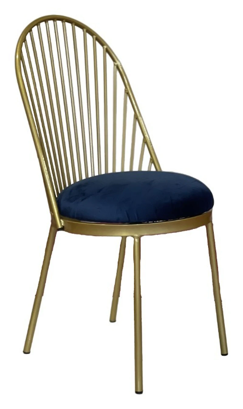Стул Ле Солей, велюр, сапфировый