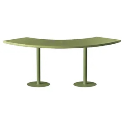 Стол коктейльный Твист Змейка М, Фисташковое пралине + матча (телескопические ноги) - изображение 3