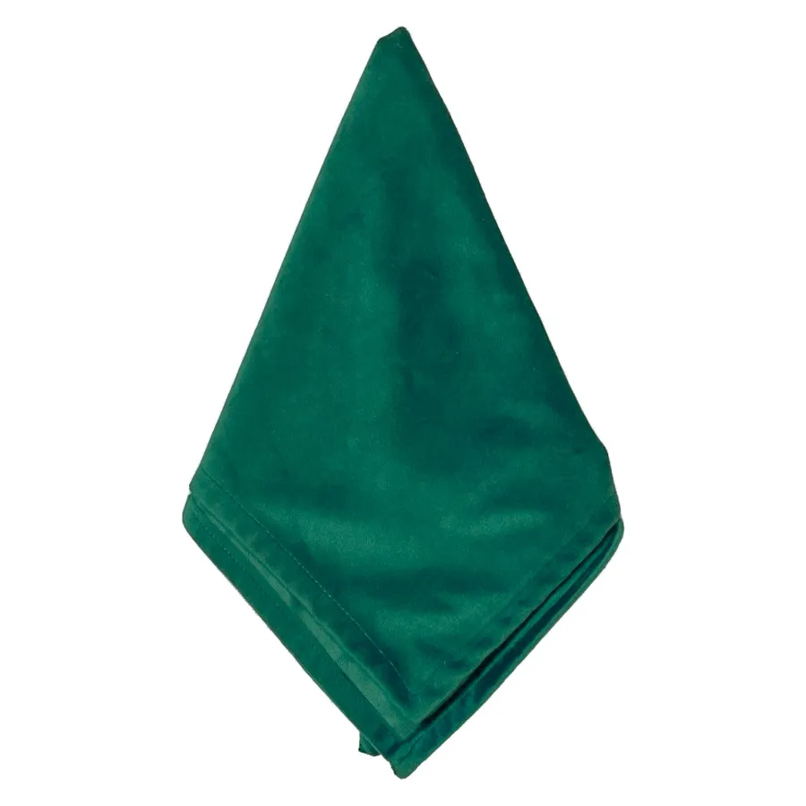 Салфетка велюр, изумрудная - Фото миниатюра 1