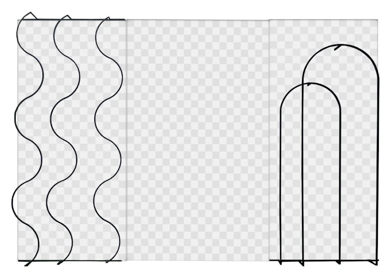 Банерная конструкция + сет Лейер Криппи/Боу+ печать Принт и т.д.
