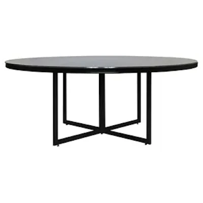 Стол Корнерс круглый, зеркальный + перекрас металла в любой цвет - изображение 2