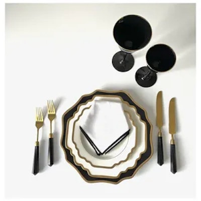 Сет порционных тарелок Анна, 27 и 23см диаметр - изображение 3