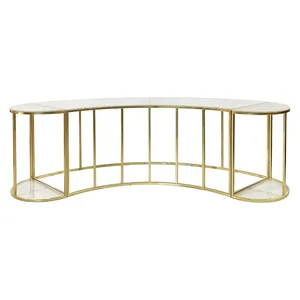 Стол-президиум Наутилус Серпент Хафмун с матовым стеклом - Фото 2