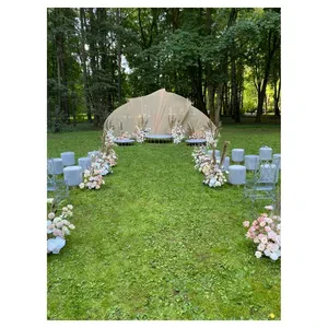 Пуф Цилиндр Золотой обод, серый велюр (базовый) - Фото 4