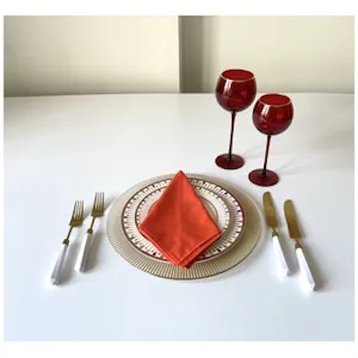 Сет бокалов Сирен рубиновых с золотой каймой - изображение 5