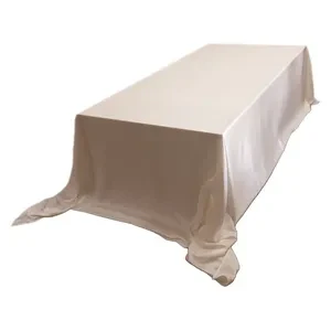 Скатерть сатин premium, прямоугольная, пудровая - Фото 1