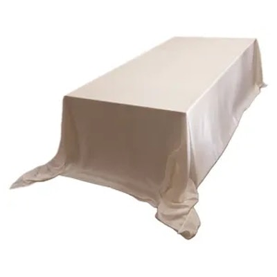 Скатерть сатин premium, прямоугольная, пудровая