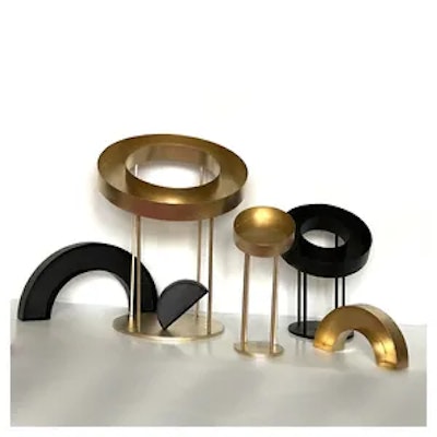 Флористическая стойка Полпонча С, чёрная - изображение 3