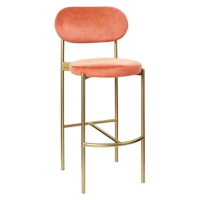 Стул барный Модерн Комфи Игривый Персик (любой цвет каркаса)