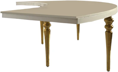 Стол-змейка Серпент Гигант, 1 модуль (золото/серебро)