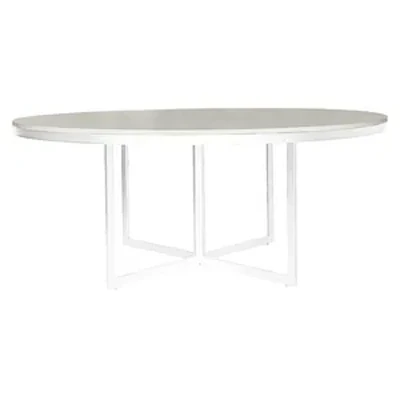 Стол Корнерс круглый, белый + перекрас металла в любой цвет - изображение 3