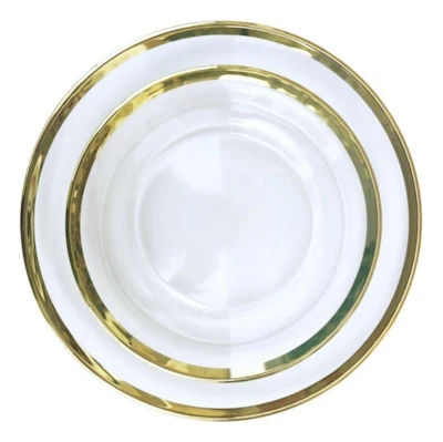 Сет порционных тарелок Париж Золото С и М