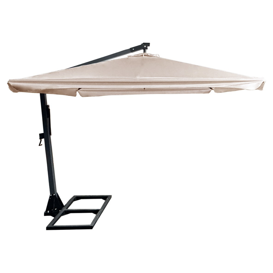 Зонт с боковой опорой 3х3, бежевый - Фото основное 1