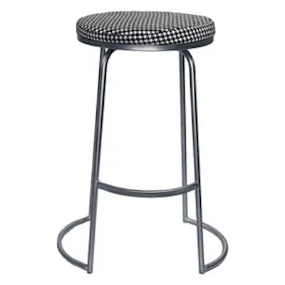 Стул барный Модерн Сэддл Гусиная лапка (любой оттенок каркаса) - изображение 2