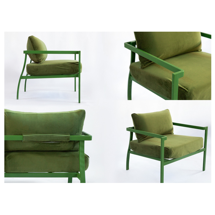 Кресло Хагги, Фисташковое пралине + матча - Фото миниатюра 2