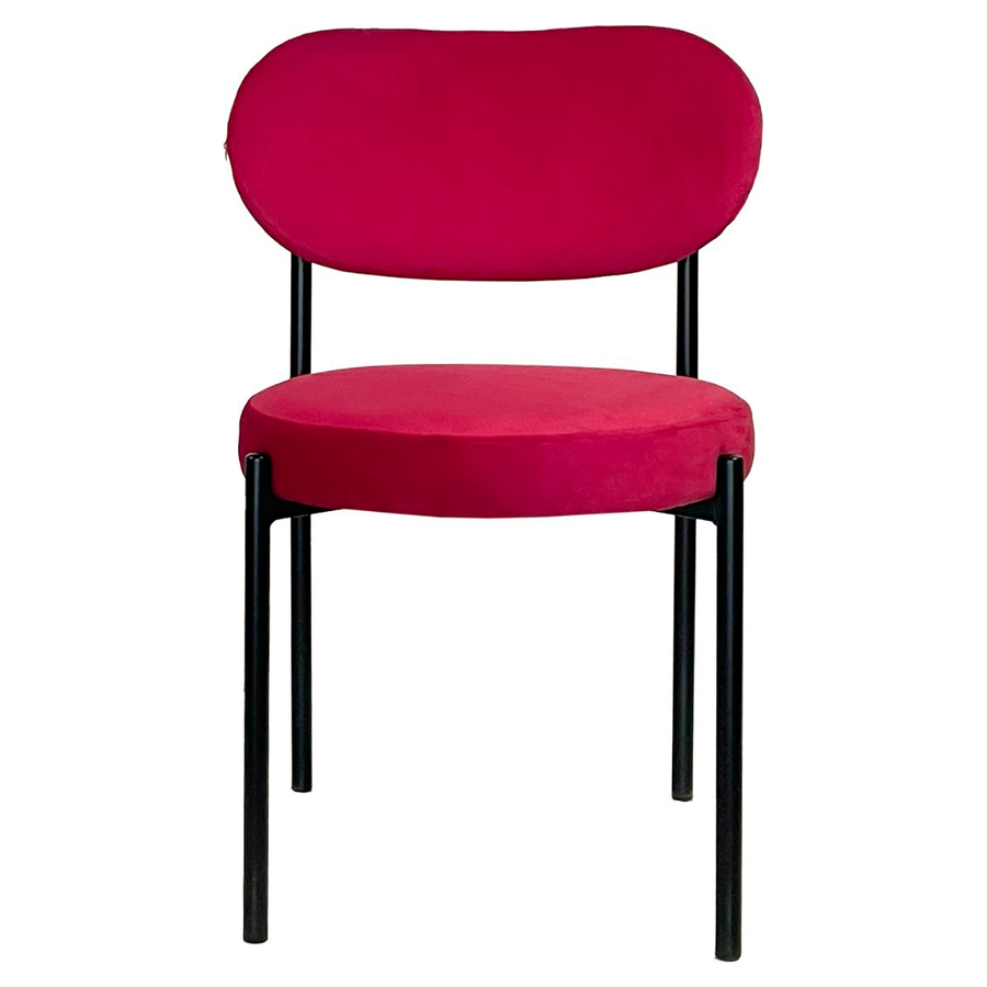 Стул Модерн Черный, Малиново-красный - Фото миниатюра 2