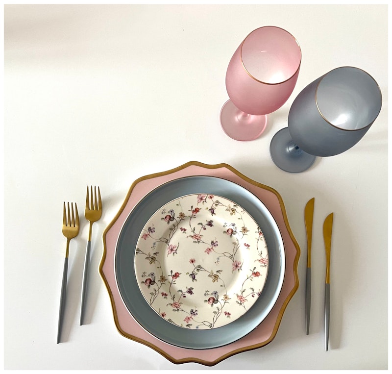 Тарелка Паттерн Тадж С