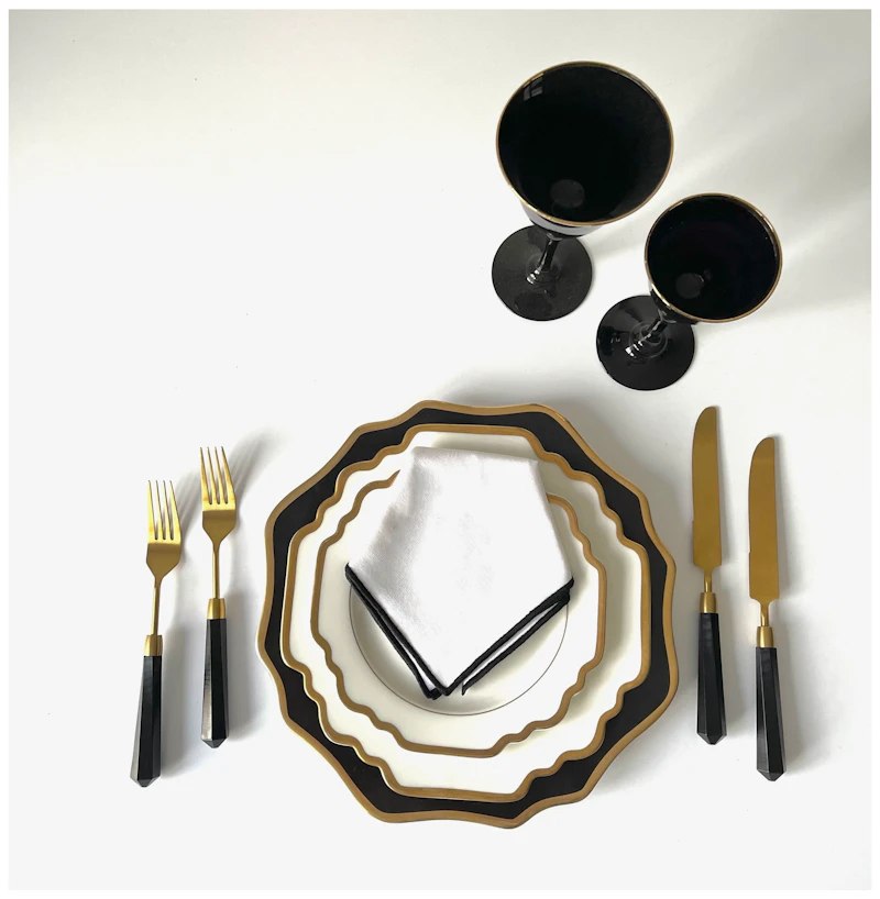 Тарелка порционная Анна М, 27 см диаметр