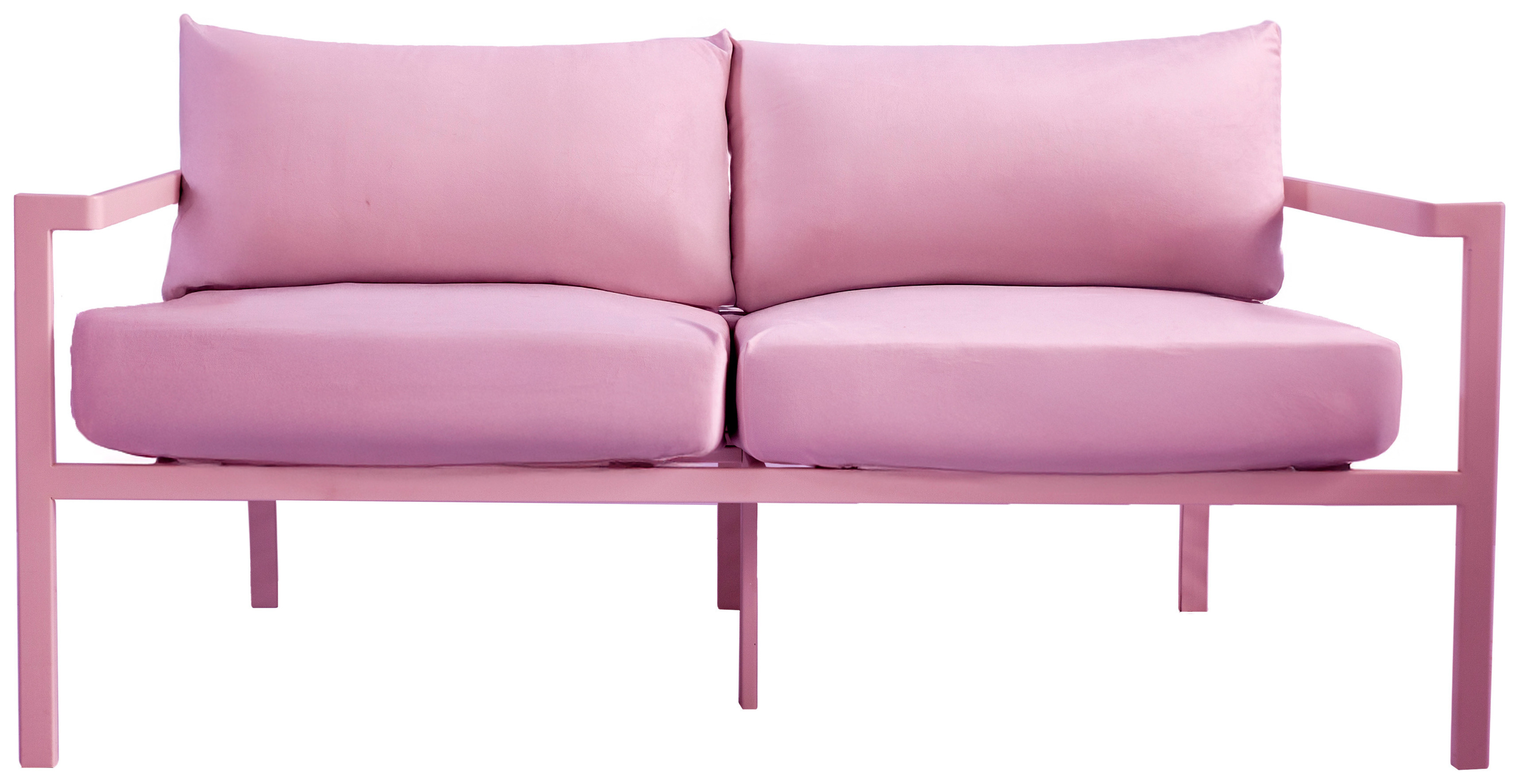 Диван Хагги М, Розовая помада + Куколка