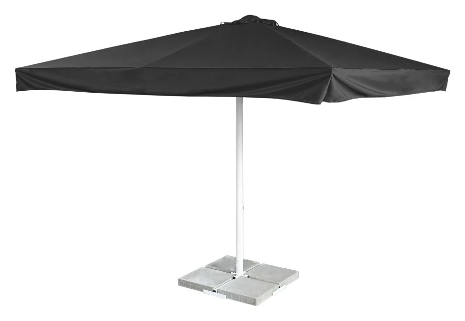 Зонт с центральной опорой 3х3, черный