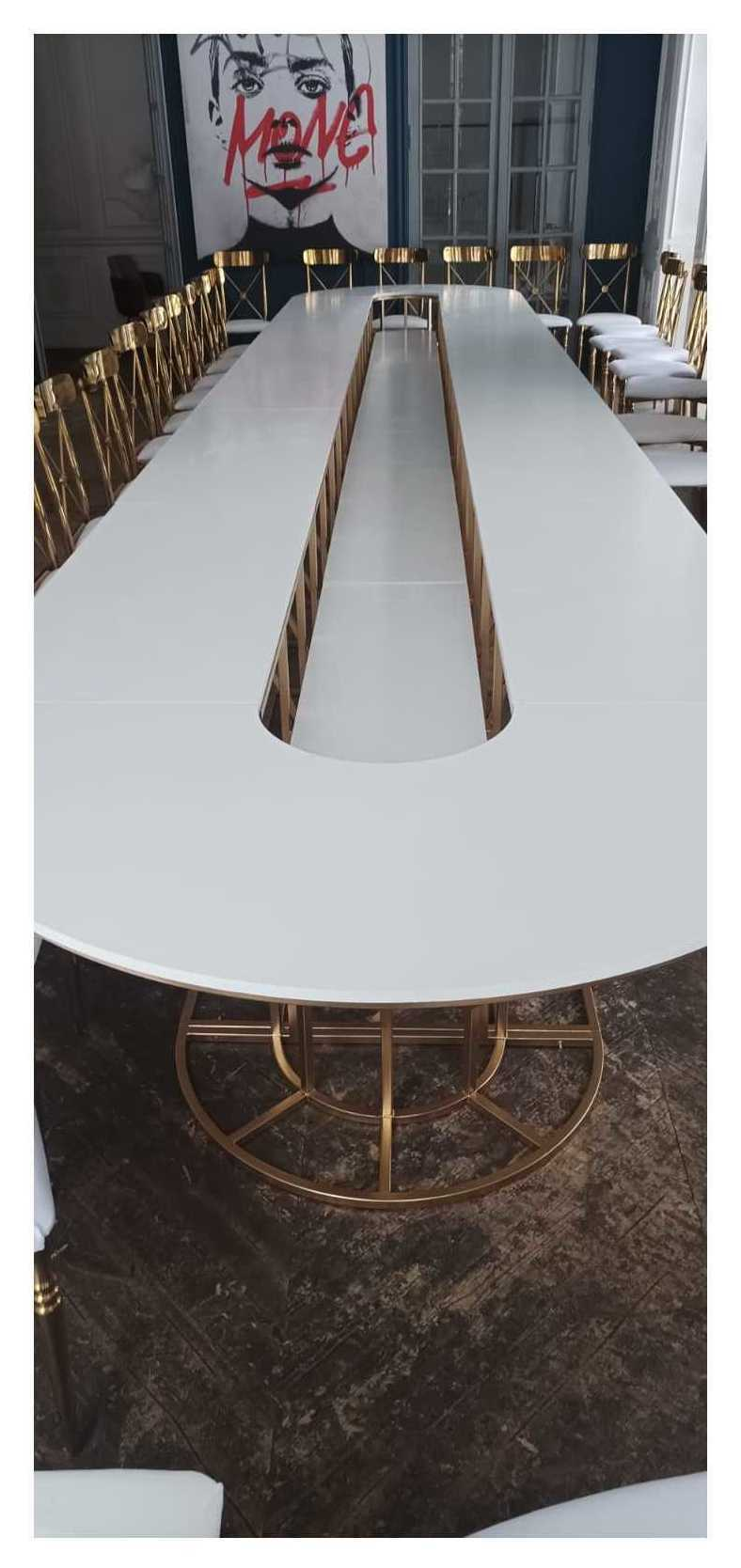 Стол Тьюлип (размер ХХЛ), Серебряный (перекрас)