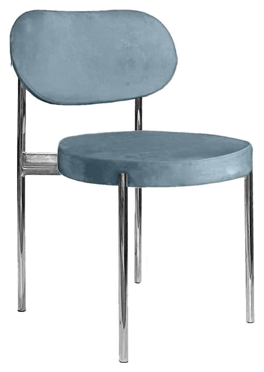 Стул Модерн Серебро, серо-голубой