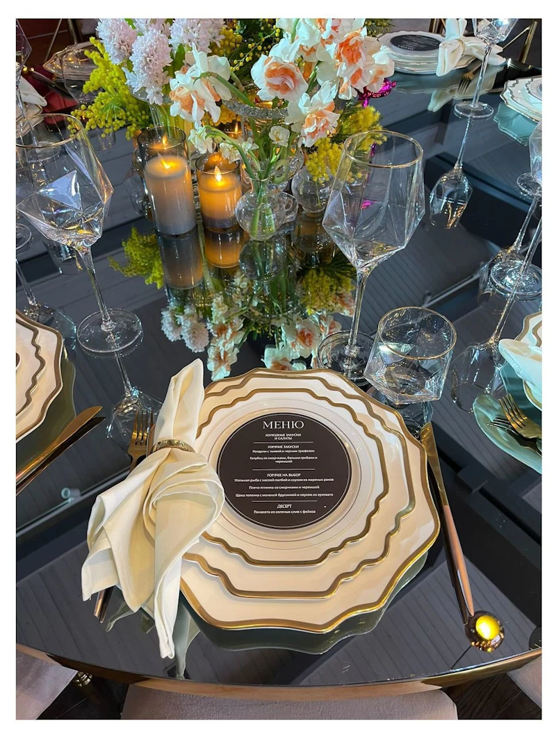 Салфетка айвори, полиэстер