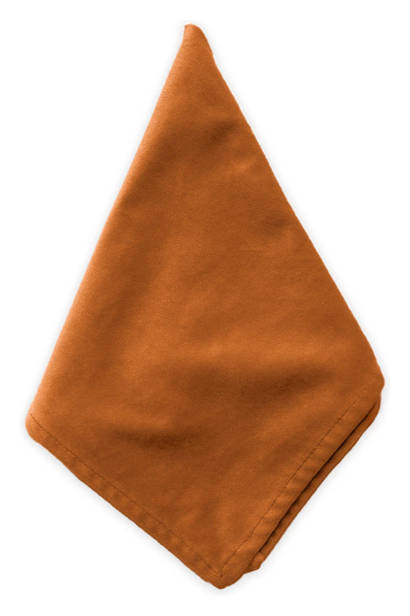 Салфетка велюр, терракотовая