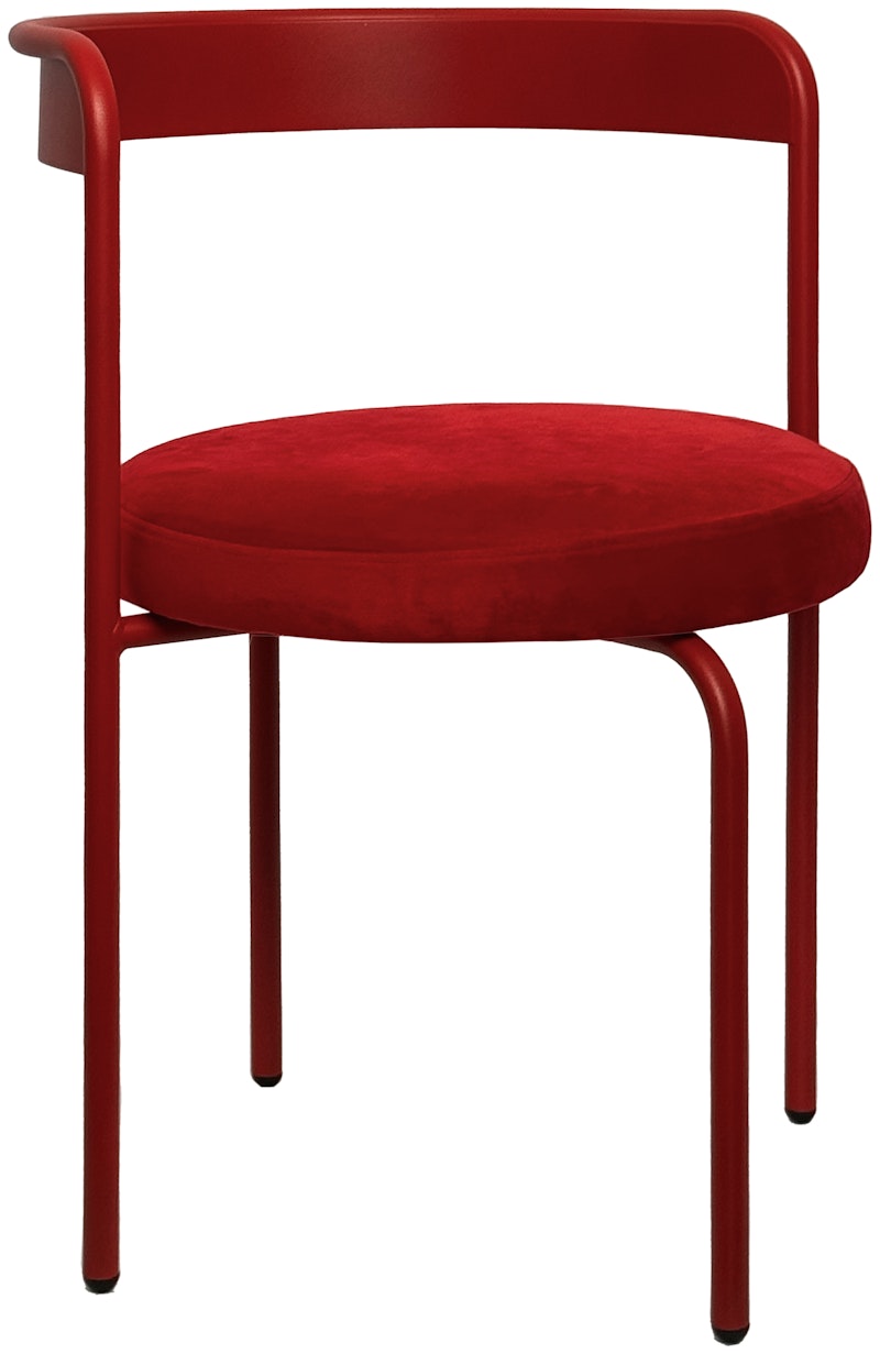 Стул Колори, Красный бархат + Малиново-красный
