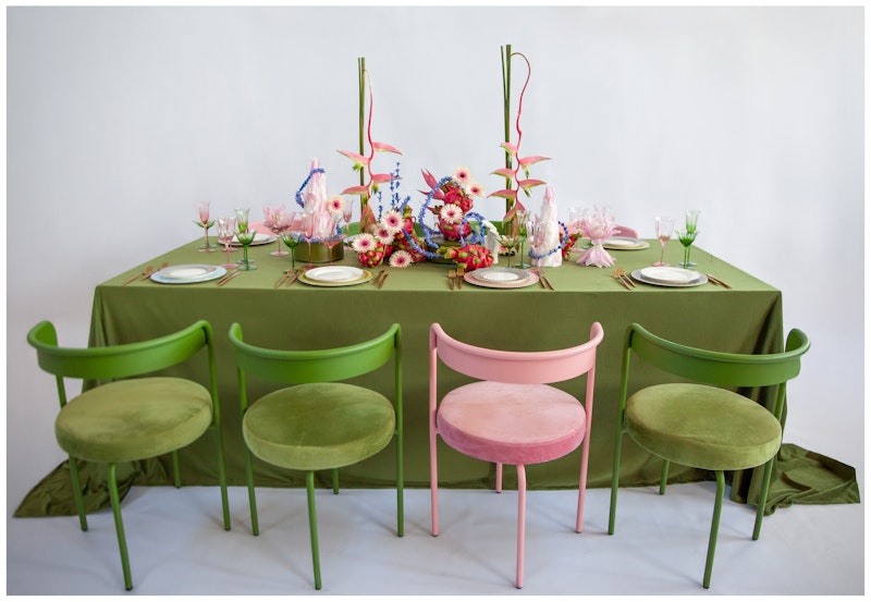 Стул Колори, Фисташковое пралине + Матча