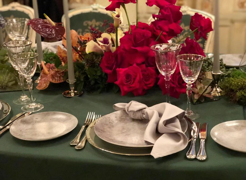 Сервировочная тарелка Париж Серебро