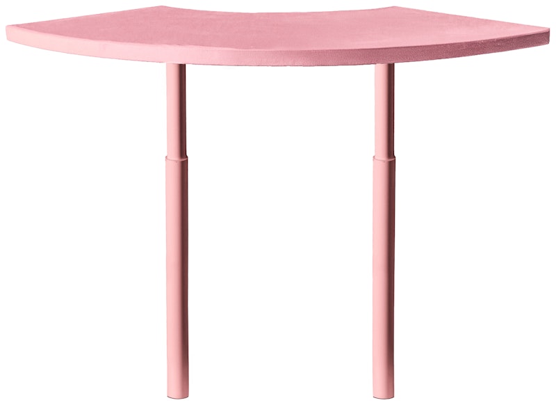 Стол коктейльный Твист Змейка С, Розовая помада + Куколка (телескопические ноги)