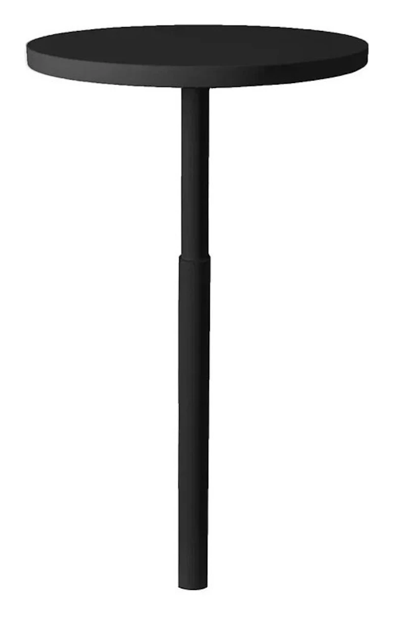 Стол коктейльный Твист Круглый Черный