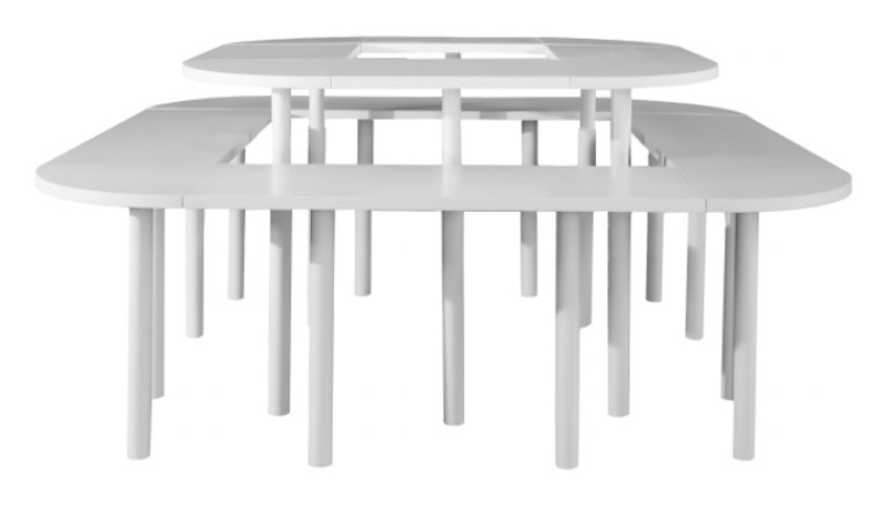 Система столов Твист Властелин Квадратов  (телескопические "ноги")