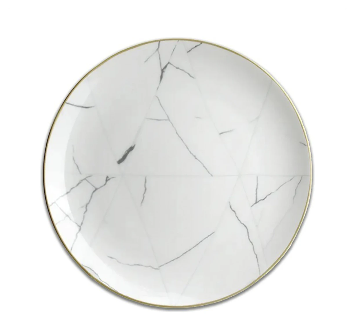 Тарелка мраморная Мрамор, 20,3см