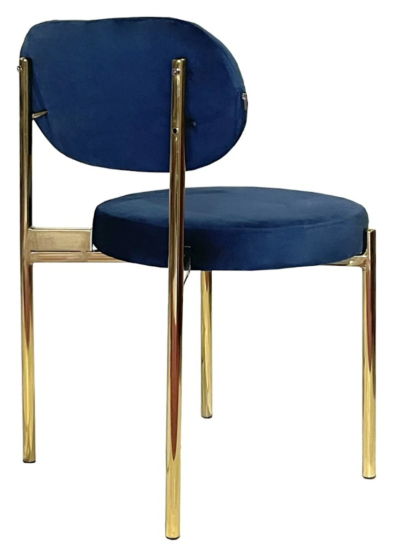 Стул Модерн Золото, Глубокий синий