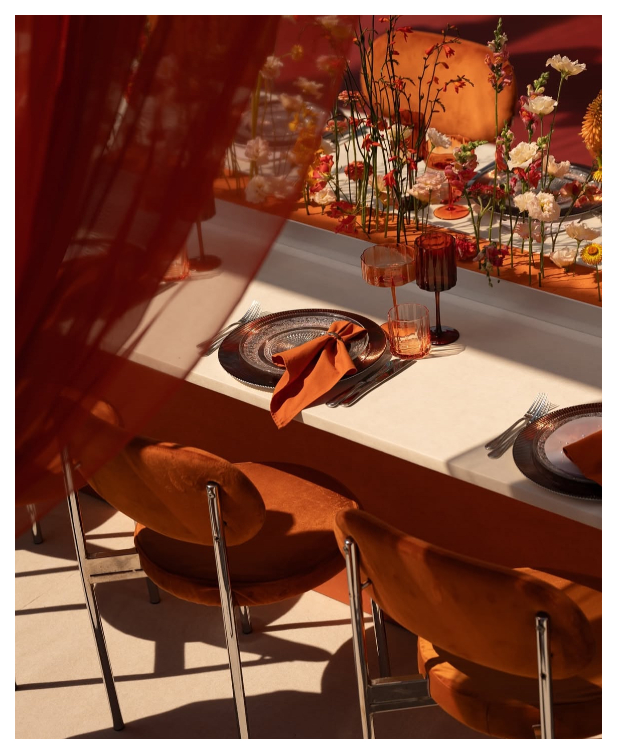 Стул Модерн Серебро, Терракотовый